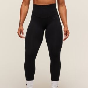 Gymshark High-Waisted Black Seamless Leggings Medium